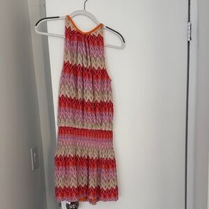 Ramy Brook Multicolor Chevron Dress